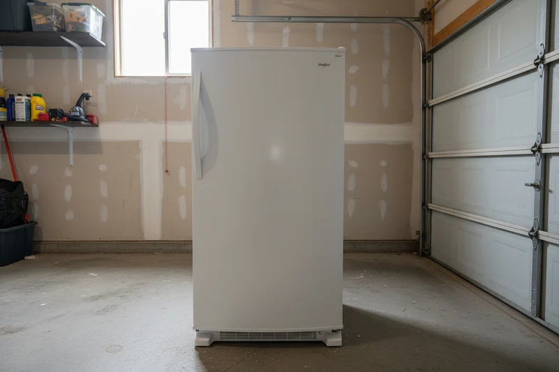 Whirlpool 33'' Congélateur vertical- blanc- reconditionné