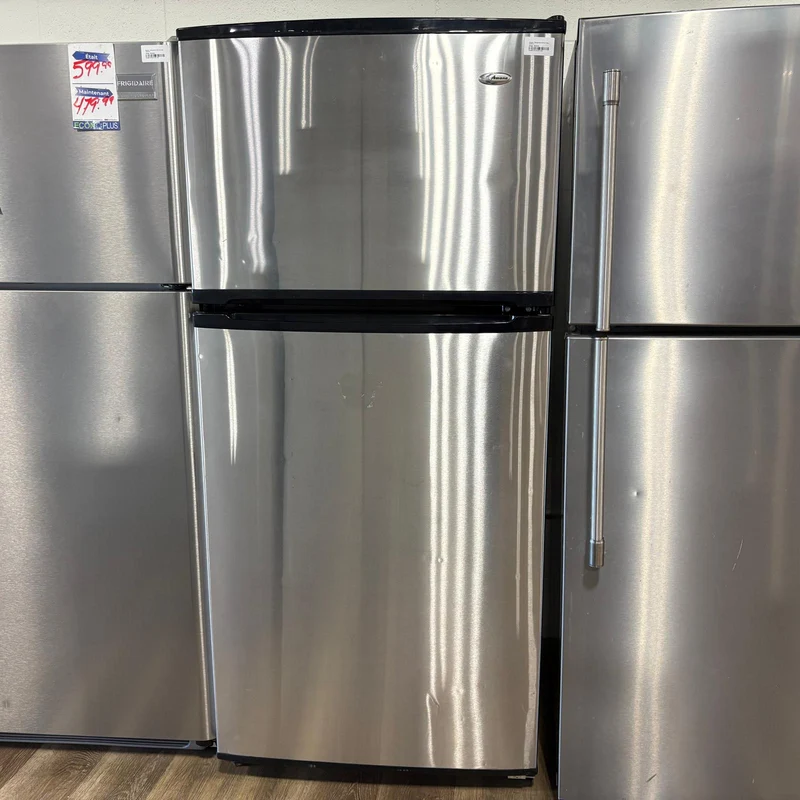 Amana 30 '' Réfrigérateur Congélateur supérieur - Inox - Reconditionné