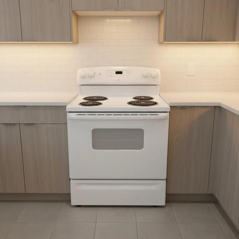 Ge 30'' Cuisinière Serpentin- Blanc- Reconditionnée