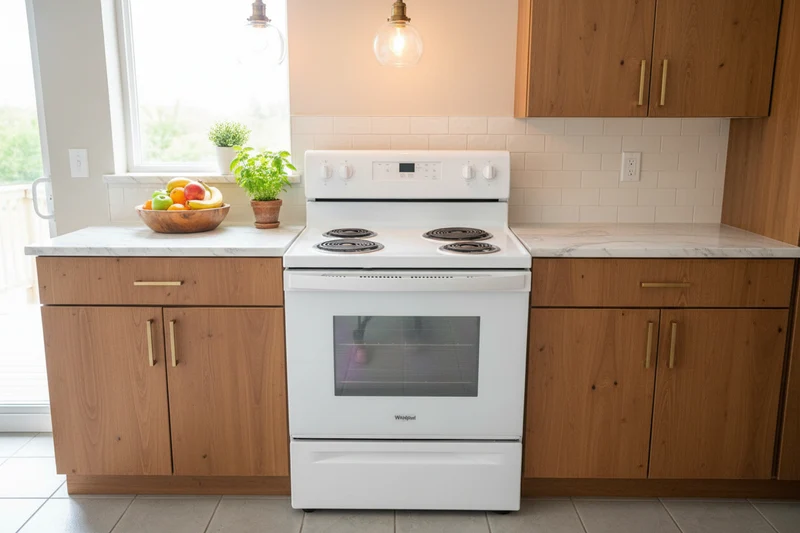 Whirlpool 30'' Cuisinière Serpentin- Blanc- Reconditionnée