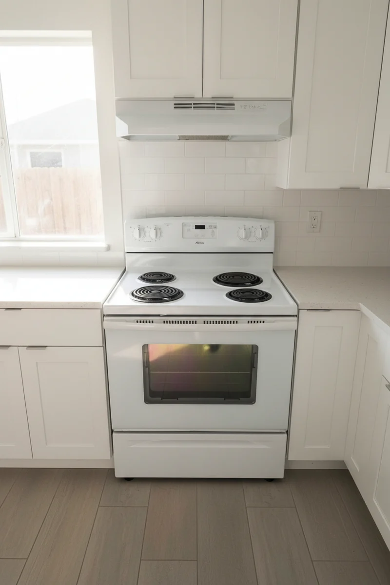 Amana 30" Cuisinière Serpentin- Blanc- Reconditionné