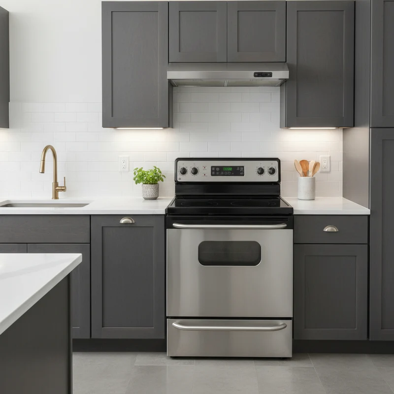 GE 30'' Cuisinière vitrocéramique - Inox - Reconditionnée