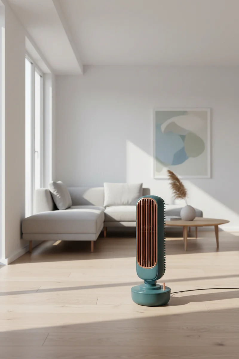 Fraîcio™ — Ventilateur tour rétro (sans fil)