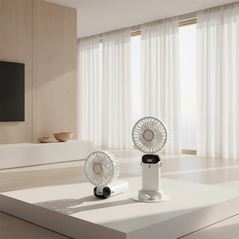 Fraîcio™ — Mini ventilateur à main rechargeable