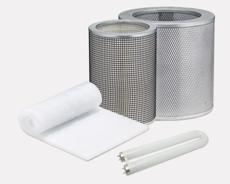 BUNDLE: Prefilter + 18 lbs Carbon Filter + HEPA Filter+ UV Germicidal Lamp