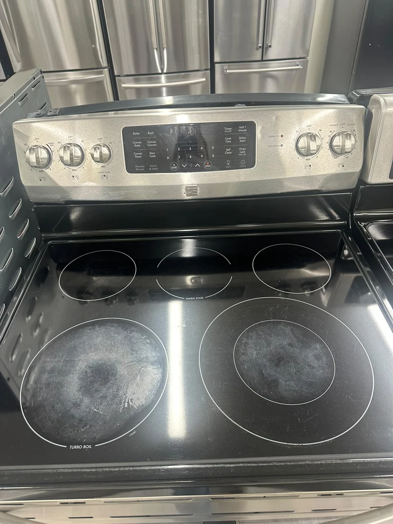Kenmore 30'' Cuisinière vitrocéramique - Inox - Reconditionnée
