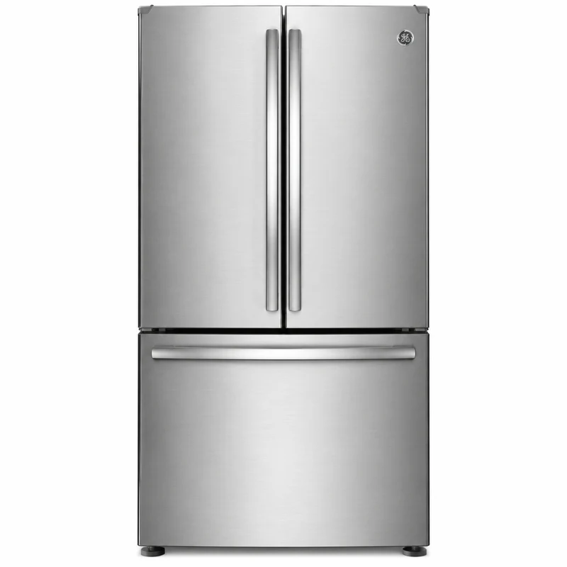 GE 33'' 24.8 pi cu Réfrigérateur - Portes Francaises - Distributeur d'eau Interne - Inox - GNE25JYKFS - Boîtes Ouvertes
