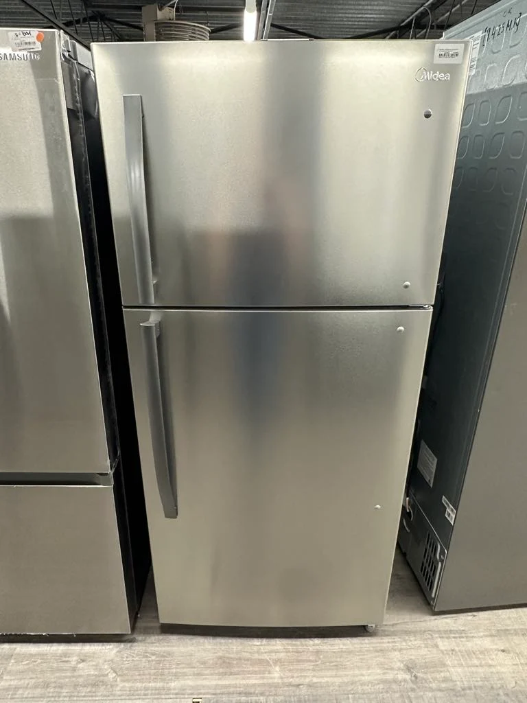 Midea 30 po 18pc Réfrigérateur congélateur supérieur - inox - MRT18B2ASL - boîte ouverte