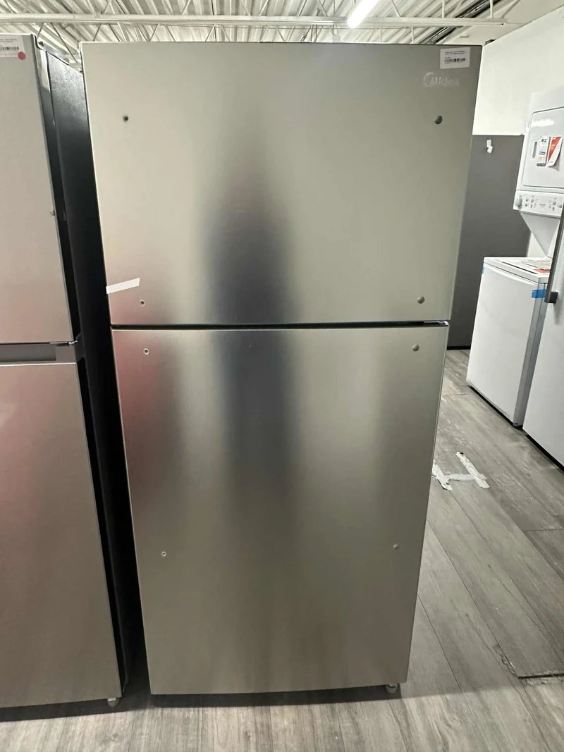 Midea 30 po 18pc Réfrigérateur congélateur supérieur - inox - MRT18B2ASL - boîte ouverte