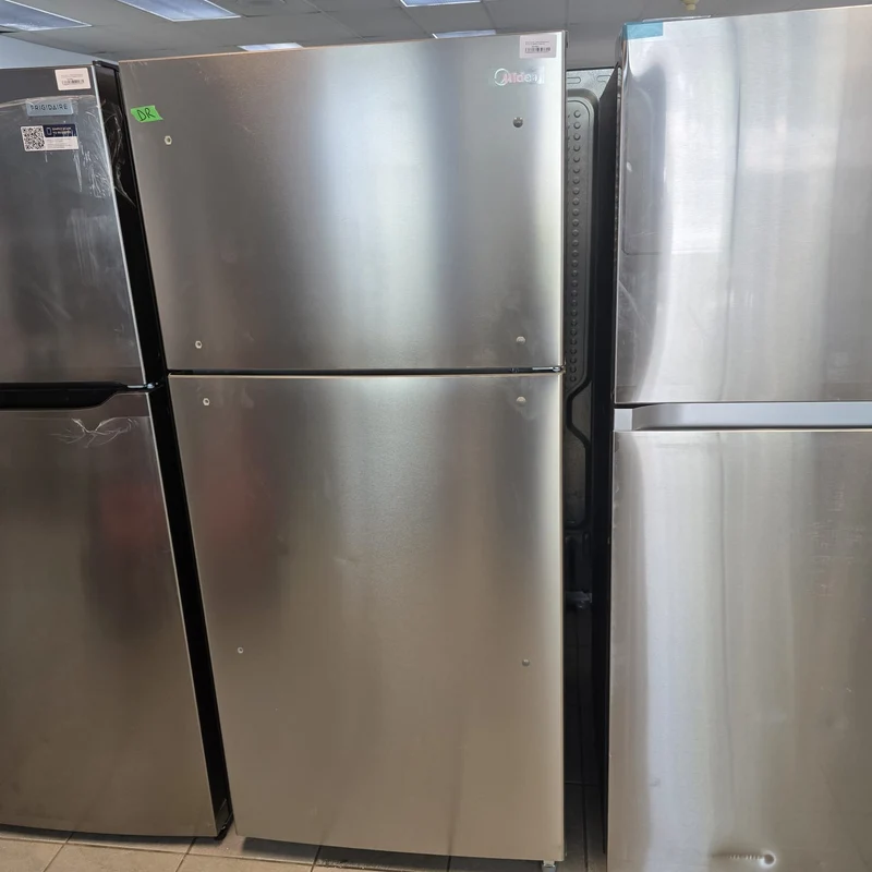 Midea 30 po 18pc Réfrigérateur congélateur supérieur - inox - MRT18B2ASL - boîte ouverte