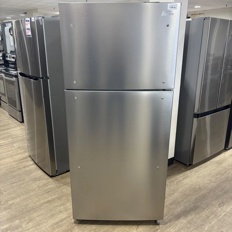 Midea 30 po 18pc Réfrigérateur congélateur supérieur - inox - MRT18B2ASL - boîte ouverte
