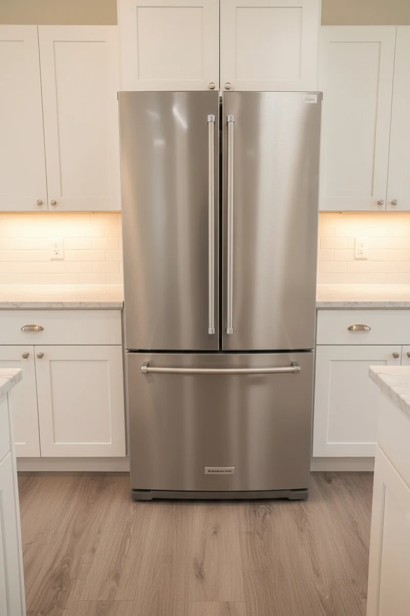 KitchenAid 30'' Réfrigérateur Congélateur Inférieur - Inox - Reconditionné