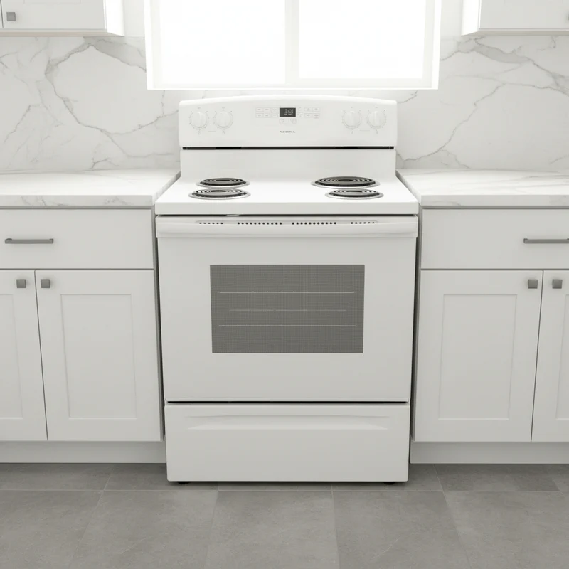 Amana 30'' Cuisinière Serpentin- Blanc - Reconditionné