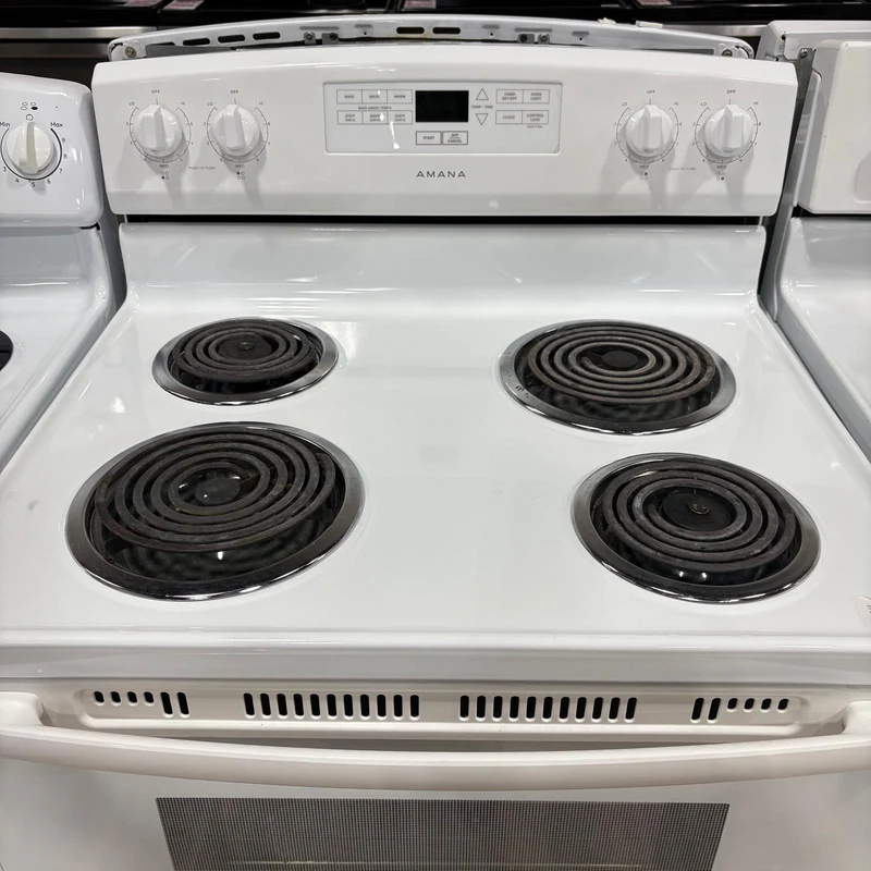 Amana 30'' Cuisinière Serpentin- Blanc - Reconditionné