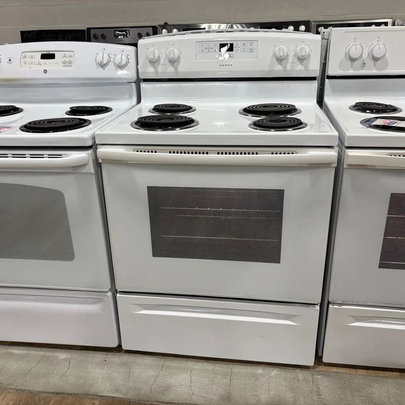 Amana 30'' Cuisinière Serpentin- Blanc - Reconditionné