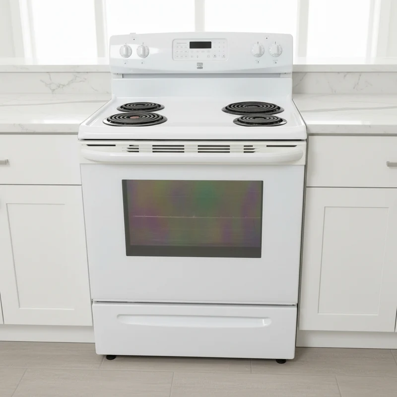 Kenmore 30'' Cuisinière Serpentin- Blanc - Reconditionné
