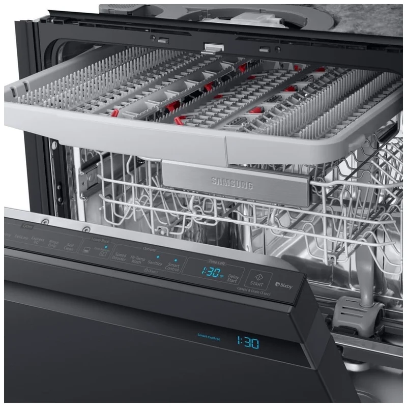 Samsung 24" 39dba Lave vaisselle - grande capacité - Lavage linéaire intelligent - Inox noir- DW80R9950UG - Boîte ouverte