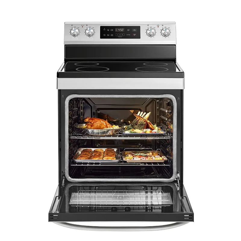 Midea 30'' 6.3 pi cu Cuisinière vitrocéramique - inox - MER30B14ASTC - boîte ouverte