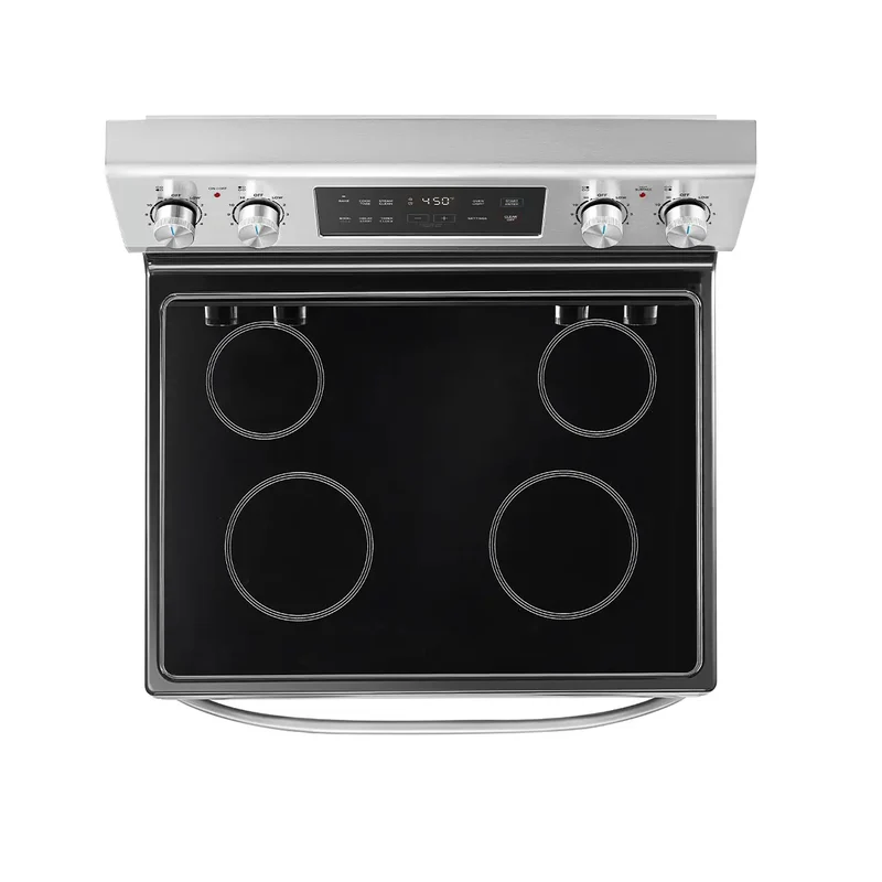 Midea 30'' 6.3 pi cu Cuisinière vitrocéramique - inox - MER30B14ASTC - boîte ouverte