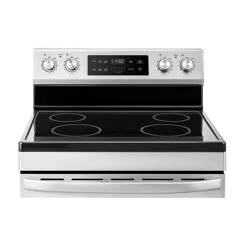 Midea 30'' 6.3 pi cu Cuisinière vitrocéramique - inox - MER30B14ASTC - boîte ouverte