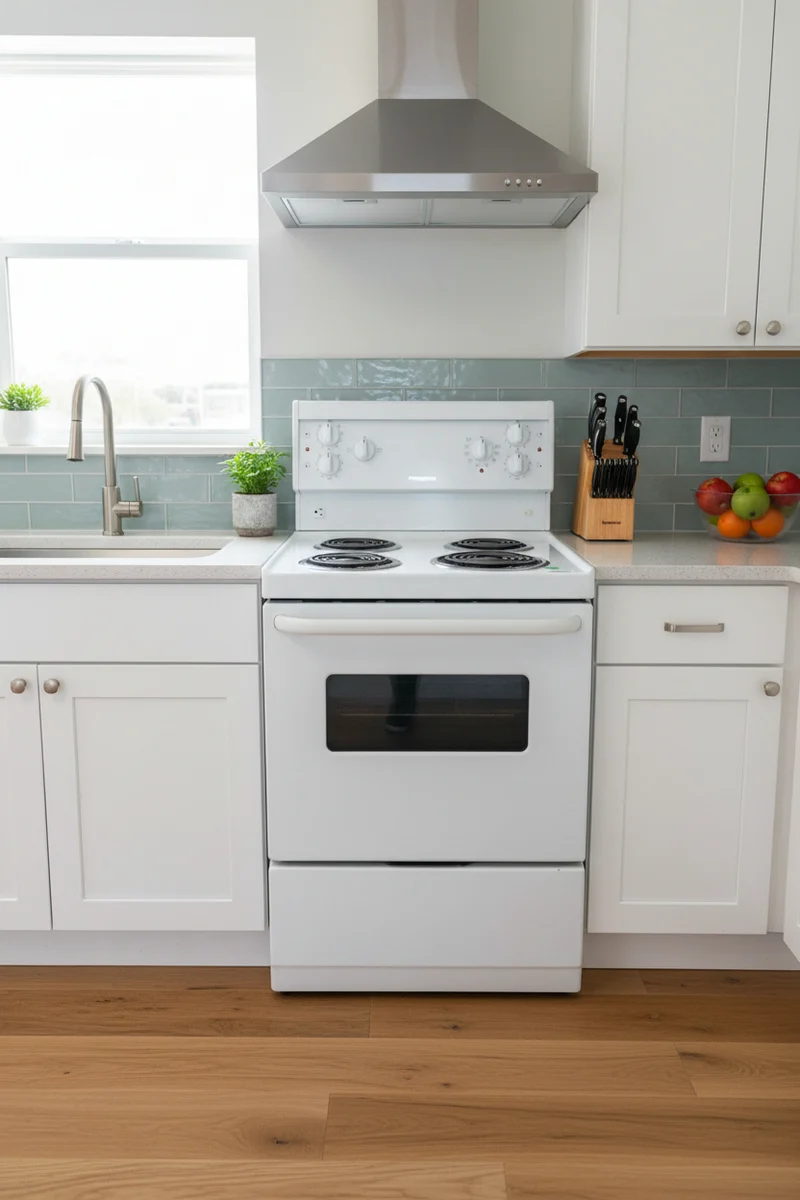 Frigidaire 24'' Cuisinière - Serpentin - Blanc - Reconditionné