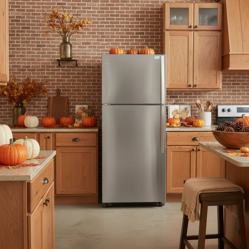 Whirlpol 30'' Réfrigérateur Congélateur Supérieur - Inox - Reconditionné