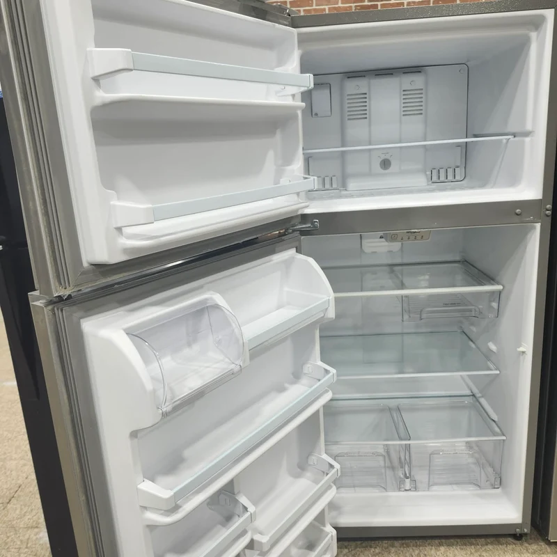 Whirlpol 30'' Réfrigérateur Congélateur Supérieur - Inox - Reconditionné