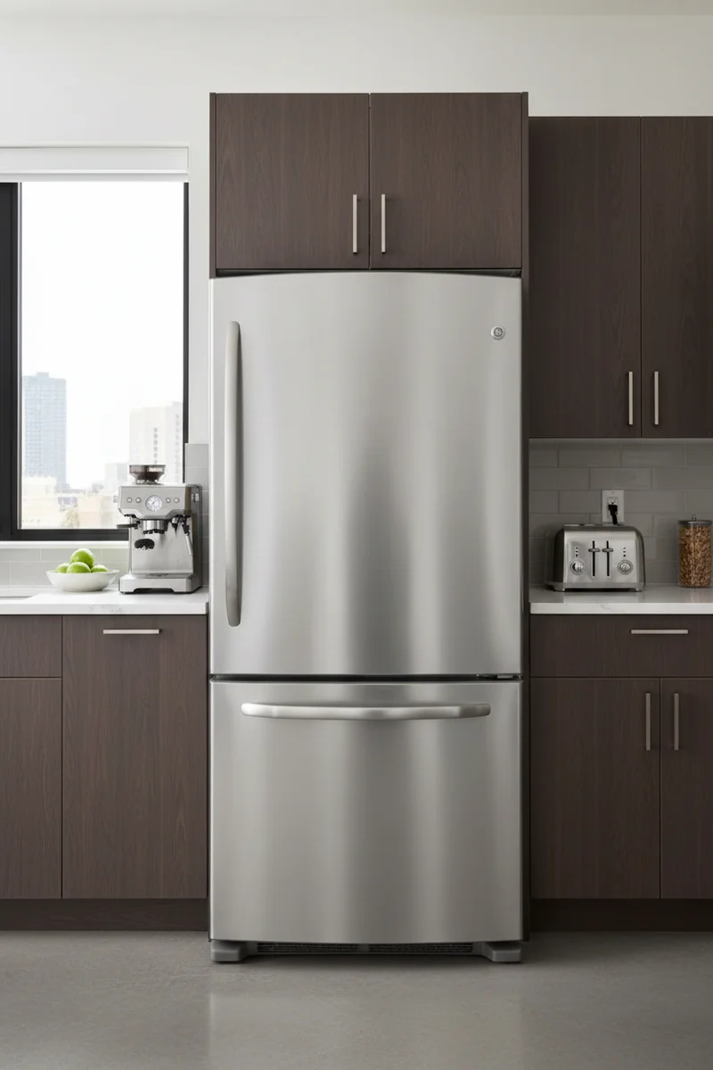 GE - 30" - Congélateur inferieur- Inox - Reconditionné