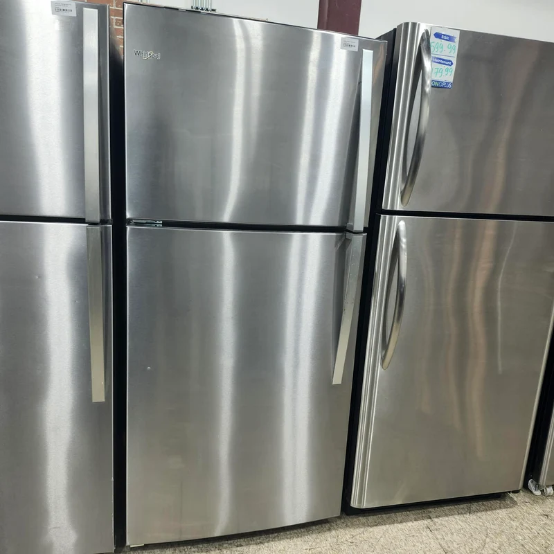 Whirlpool 30'' Réfrigérateur Congélateur Supérieur - Inox - Reconditionné