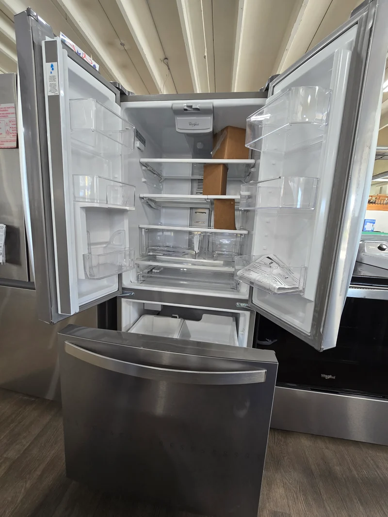 Whirlpool 30" 20 pi³ - Réfrigérateur à 3 portes- Inox- WRF560SEHZ- Boite ouverte