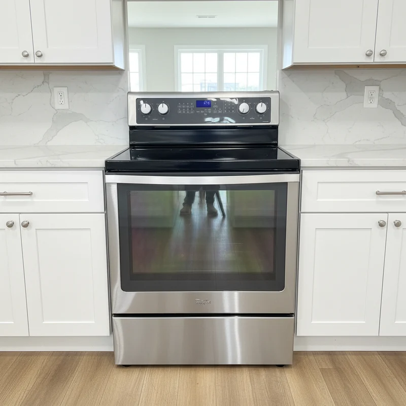 Whirlpool 30'' Cuisinière - Vitrocéramique - Inox - Reconditionné