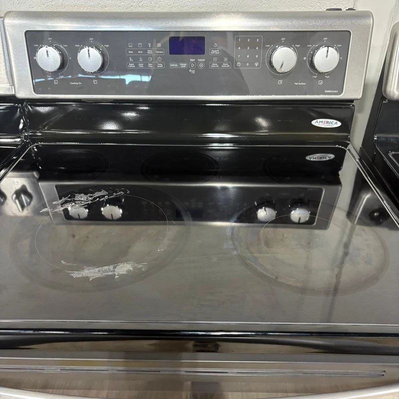 Whirlpool 30'' Cuisinière - Vitrocéramique - Inox - Reconditionné
