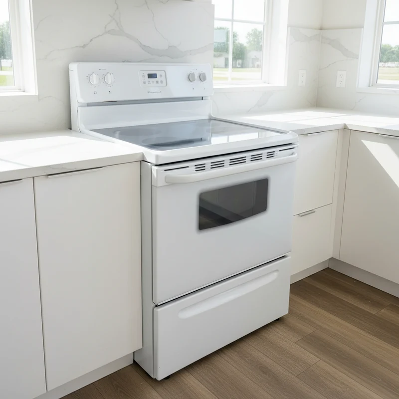 Frigidaire 30'' Cuisinière Vitrocéramique - Blanc - Reconditionné