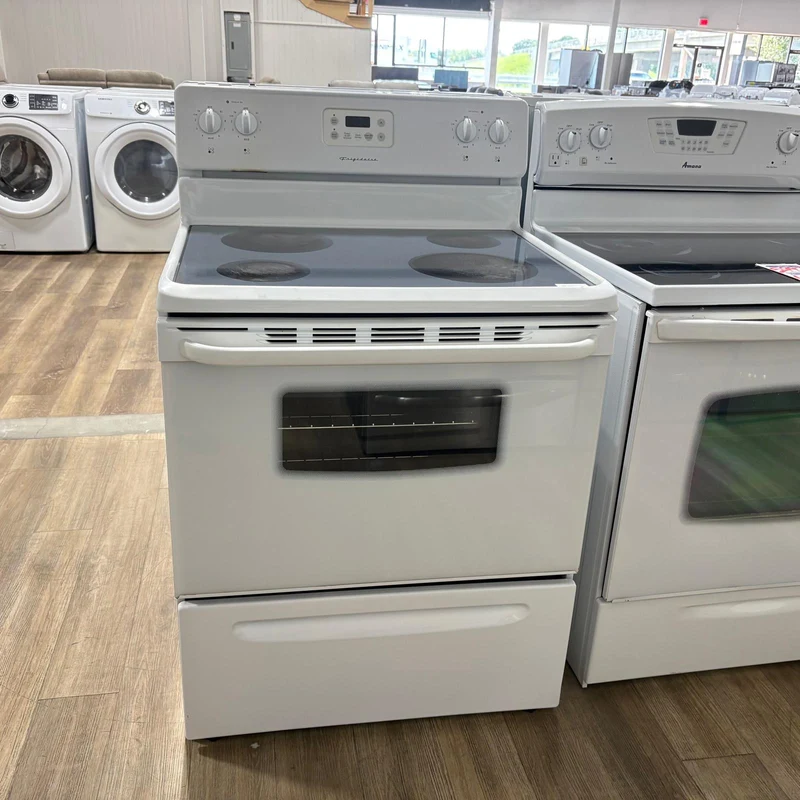 Frigidaire 30'' Cuisinière Vitrocéramique - Blanc - Reconditionné