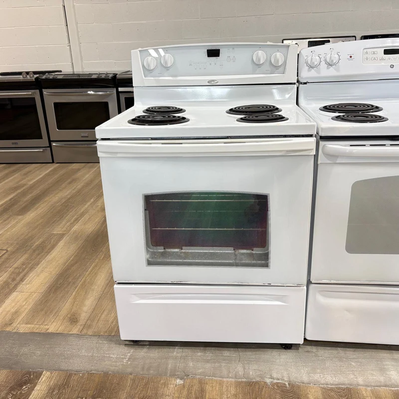 Whirlpool 30'' Cuisinière Serpentin- Blanc - Reconditionné