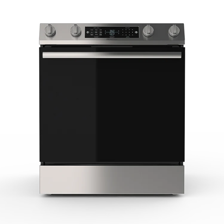 Hisense 30'' 5.8 pi cu Cuisinière - Friture à air - Convection - Inox - HFE3502CAS - Boîte Ouverte
