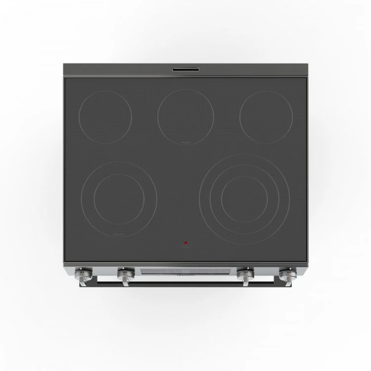Hisense 30'' 5.8 pi cu Cuisinière - Friture à air - Convection - Inox - HFE3502CAS - Boîte Ouverte