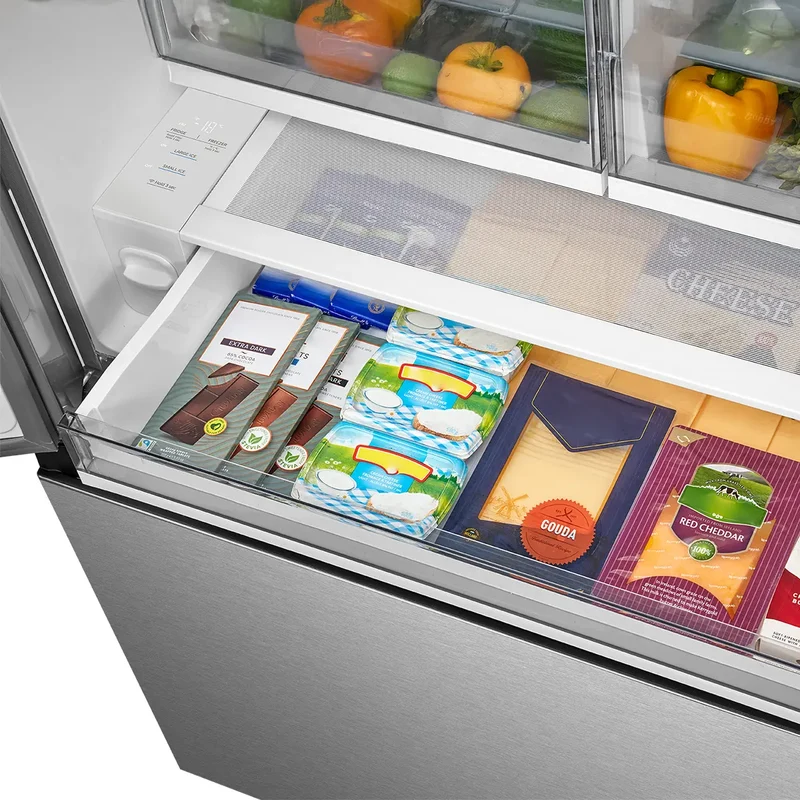 Midea 36'' 31.7 pi cu Réfrigérateur - Pichet automatique et machine à glaçons double - Inox - MRF32I6BST - Boîte Ouverte