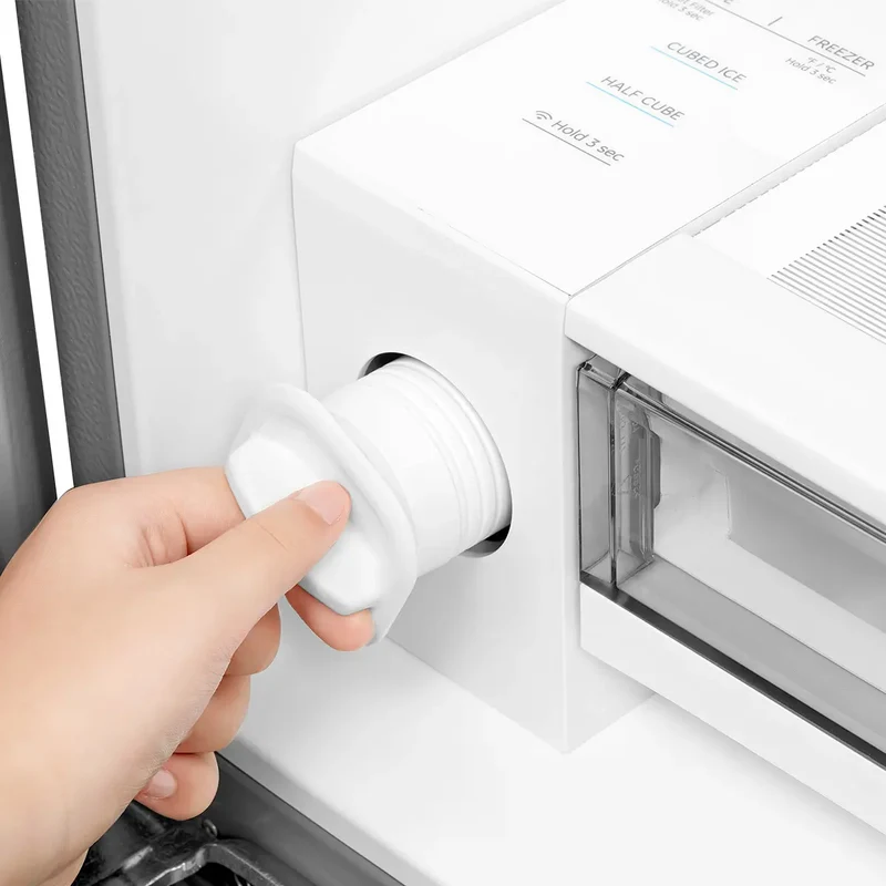 Midea 36'' 31.7 pi cu Réfrigérateur - Pichet automatique et machine à glaçons double - Inox - MRF32I6BST - Boîte Ouverte