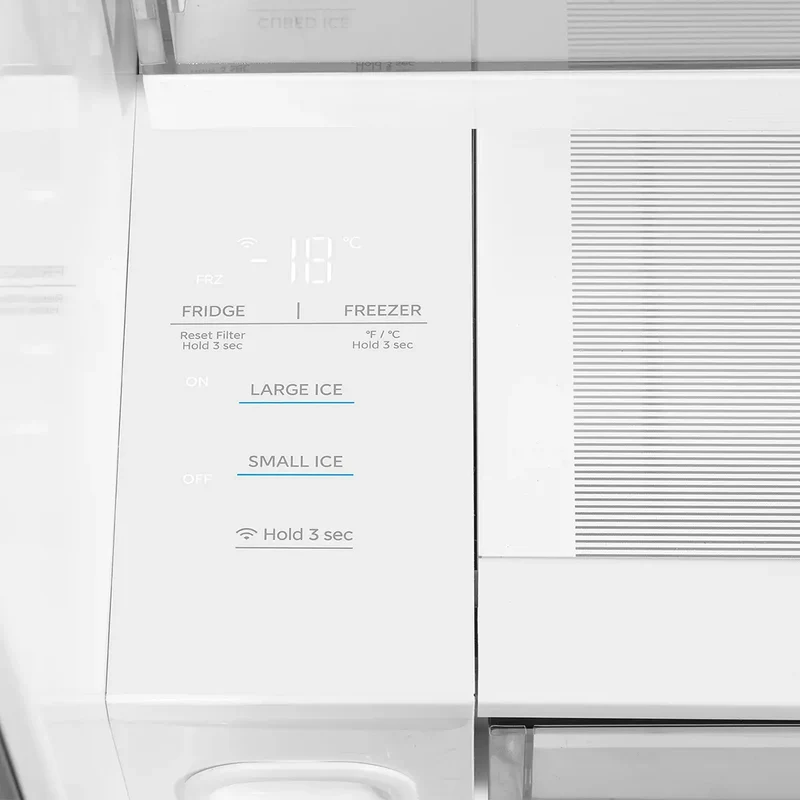 Midea 36'' 31.7 pi cu Réfrigérateur - Pichet automatique et machine à glaçons double - Inox - MRF32I6BST - Boîte Ouverte