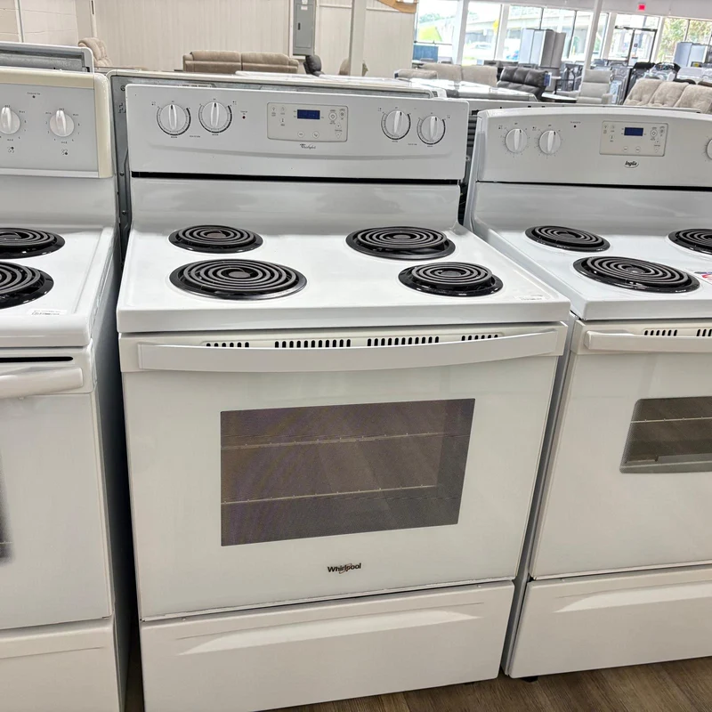 Whirlpool 30'' Cuisinière Serpentin- Blanc - Reconditionné