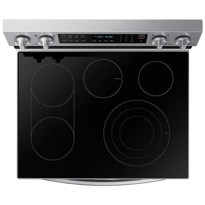 Samsung 30" 6.3 pi.cu - Cuisinière 2 fours à convection - 5 brûleurs - Inox - NE63A6751SS - Boîte Ouverte