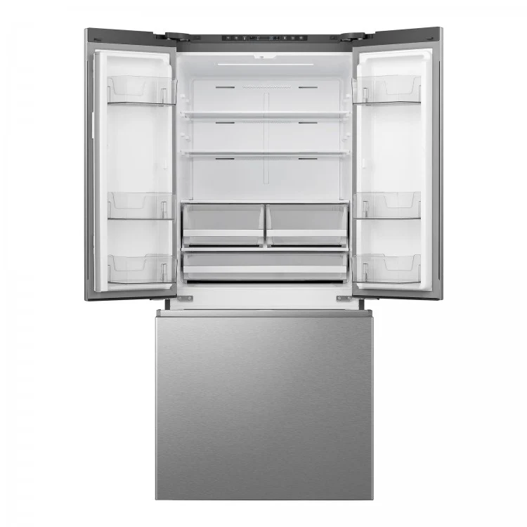 Hisense 30 po 20.8 pi cu. réfrigérateurs portes françaises - inox - RF21A3FSE - boîte ouverte