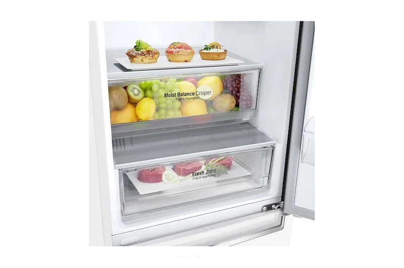 LG 24'' 12 pi cu Réfrigérateur - profondeur comptoir - blanc - LBNC12231W - boîte ouverte
