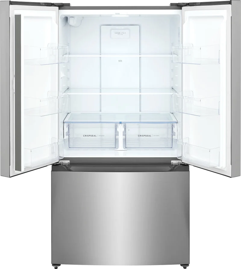 Frigidaire 36'' 23.3 pi cu Réfrigérateur -Distributeur d'eau (intérieur) - Distributeur de glaçe dans le congélateur - Inox - FRFG2011AV - Boîte Ouverte