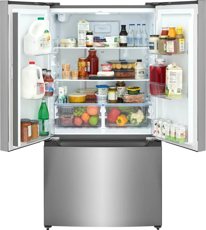 Frigidaire 36'' 23.3 pi cu Réfrigérateur -Distributeur d'eau (intérieur) - Distributeur de glaçe dans le congélateur - Inox - FRFG2011AV - Boîte Ouverte