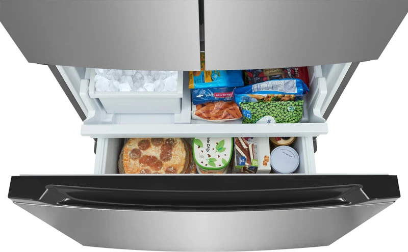 Frigidaire 36'' 23.3 pi cu Réfrigérateur -Distributeur d'eau (intérieur) - Distributeur de glaçe dans le congélateur - Inox - FRFG2011AV - Boîte Ouverte