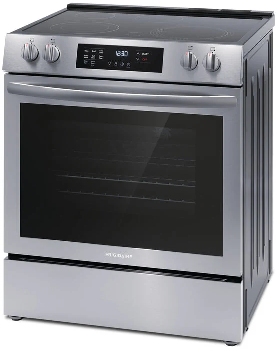 Frigidaire 30'' 5.3 pi cu Cuisinière - Autoportante - Autonettoyant - Inox - FCFE308CAS - Boîte Ouverte