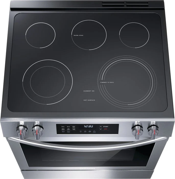 Frigidaire 30'' 5.3 pi cu Cuisinière - Autoportante - Autonettoyant - Inox - FCFE308CAS - Boîte Ouverte