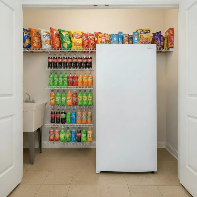 Frigidaire 33'' 17 pi cu Réfrigérateur Congélateur 2 en 1 Convertible - Blanc - Reconditionné